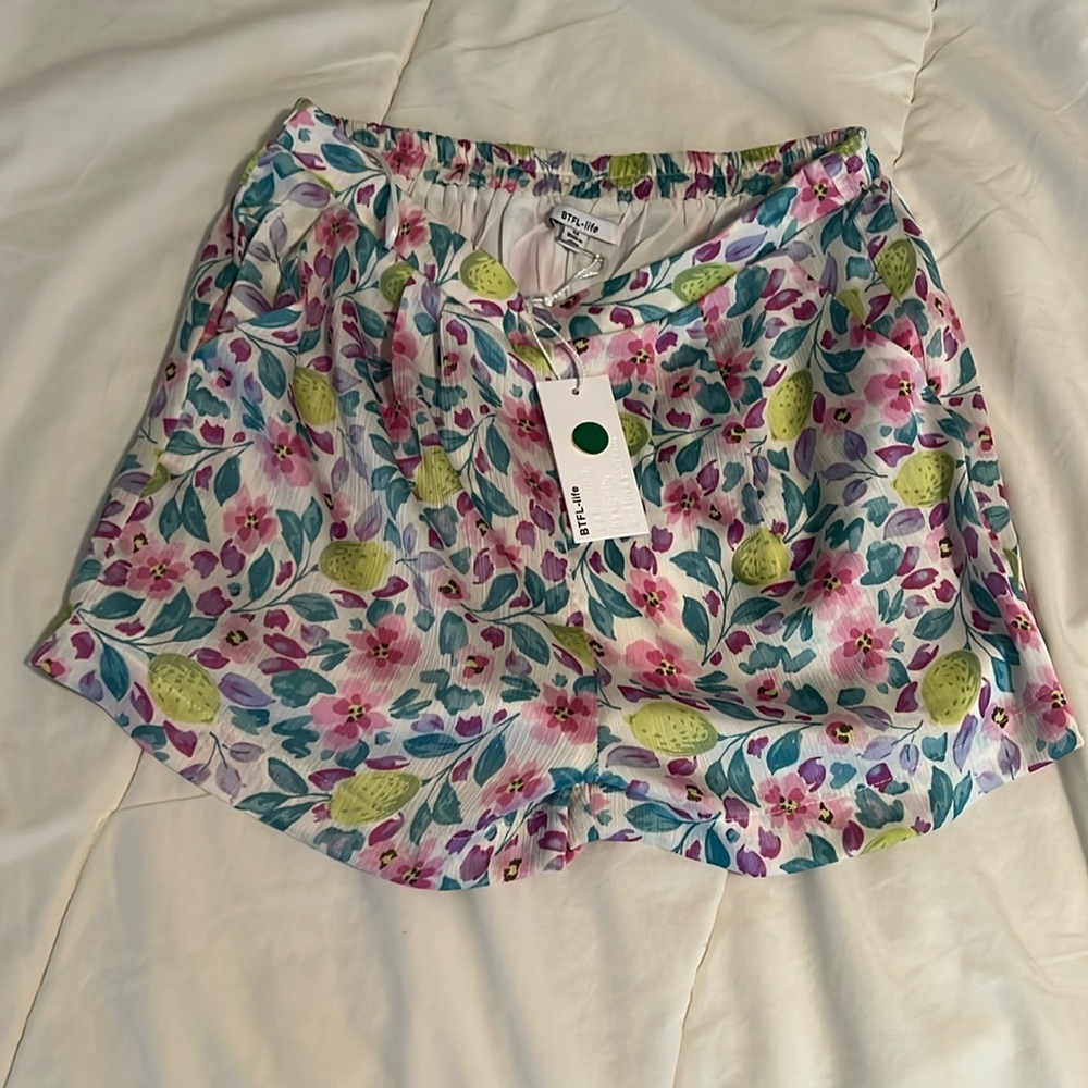 BTFL Floral Print Shorts